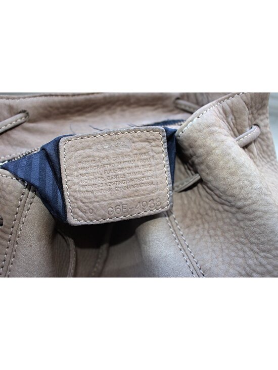 Coach Vintage - Sonoma Small Backpack Nubuc 4938 in Sand, Italy 1990s main image 11